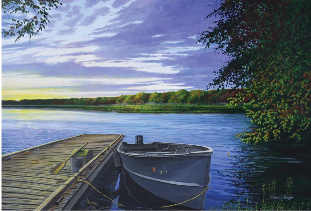 "Let's Go Fishing" 20"x30" - $4500